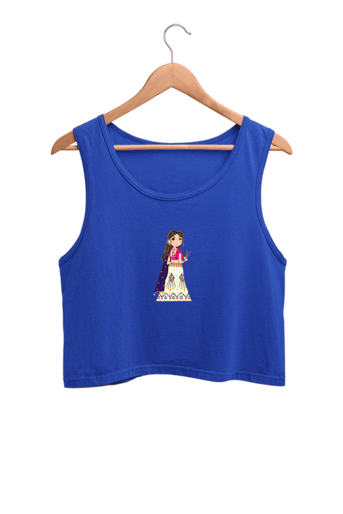 Navratri Special Crop Tank Top For Women