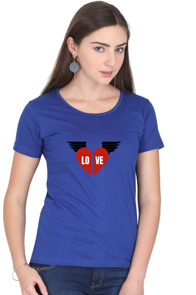Love Printed T-shirt for Women