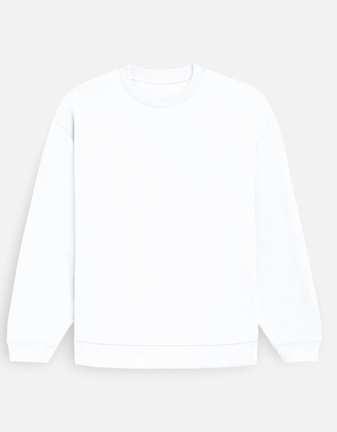 Unisex Oversized Plain Sweatshirts (Men & Women ) [ Heavyweight 400 GSM ]