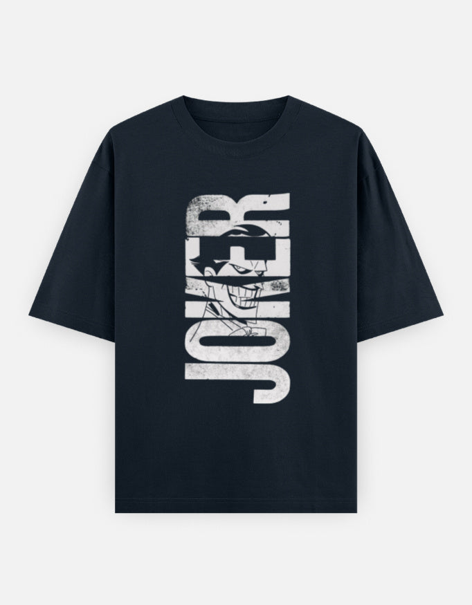 Joker Graphic Printed Classic Oversized T-shirt For Men [240GSM
