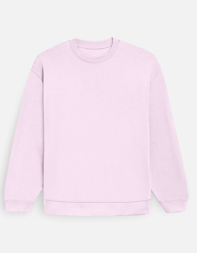Unisex Oversized Plain Sweatshirts (Men & Women ) [ Heavyweight 400 GSM ]